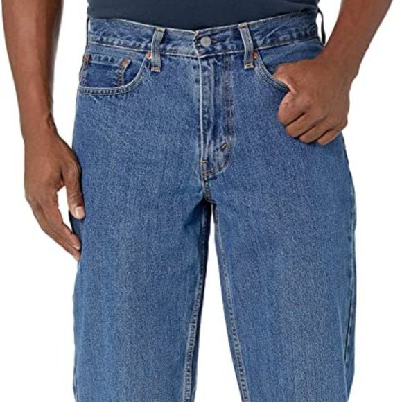 Copy Levi  Men's 550 Relaxed Fit Tapered Legs Medium Wash Jeans (36x29) NWT - Picture 1 of 14
